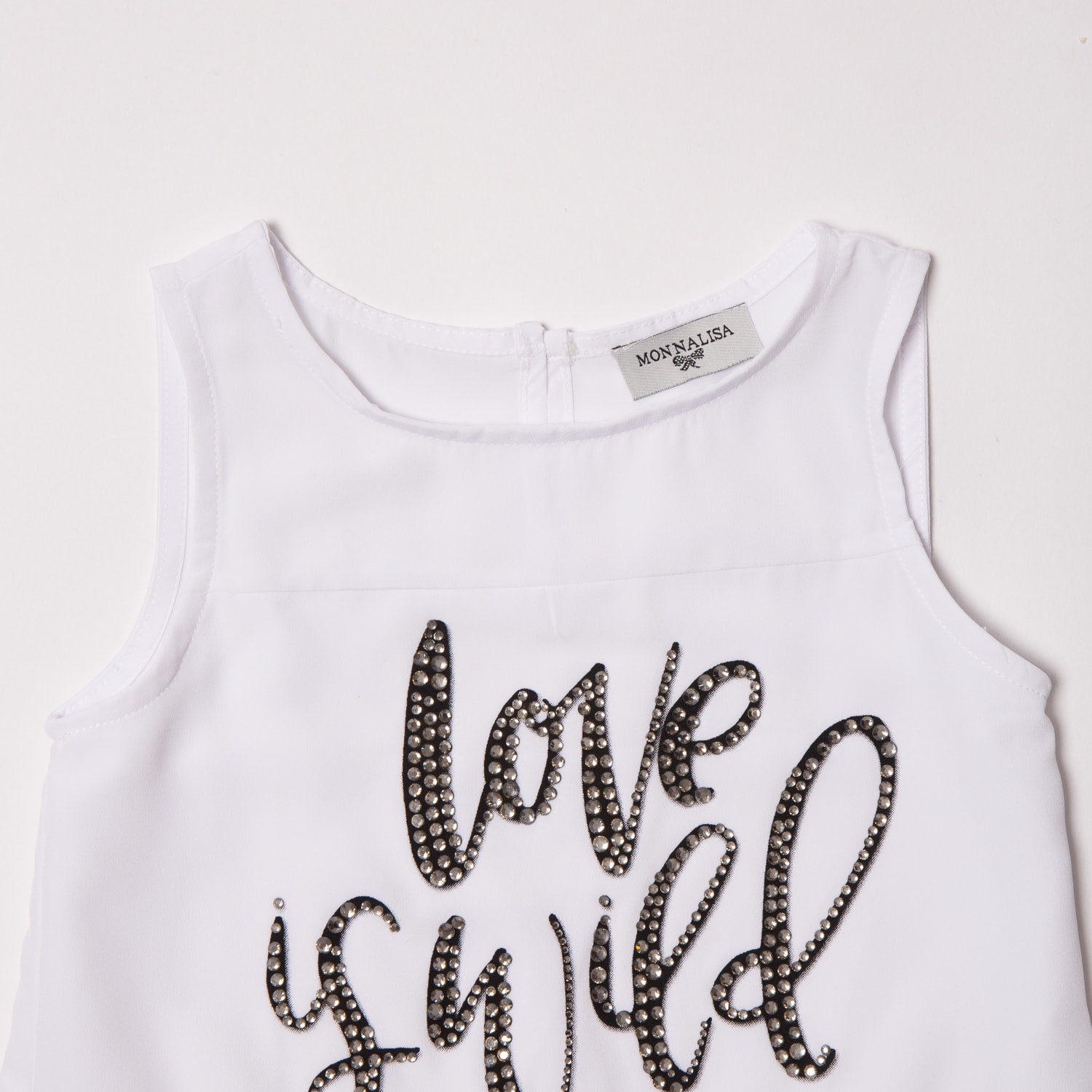 Canotta con strass
