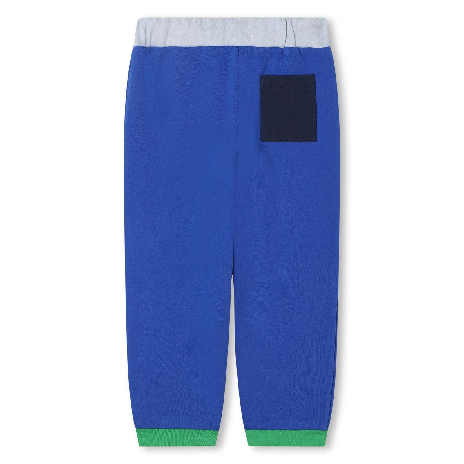 Pantaloni sportivi con design color-block