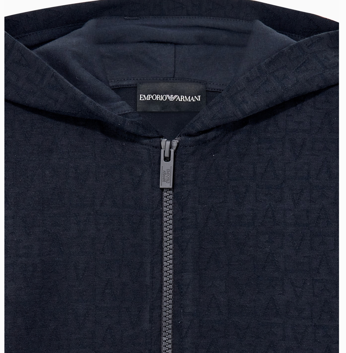Tuta sportiva in jersey con logo in rilievo EB001420 AF20698 UB118 ARMANI JUNIOR