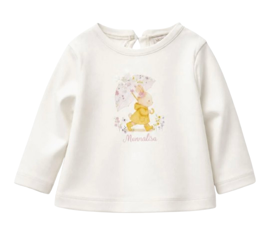 T-shirt per bambine 39H607 8040 0001 MONNALISA