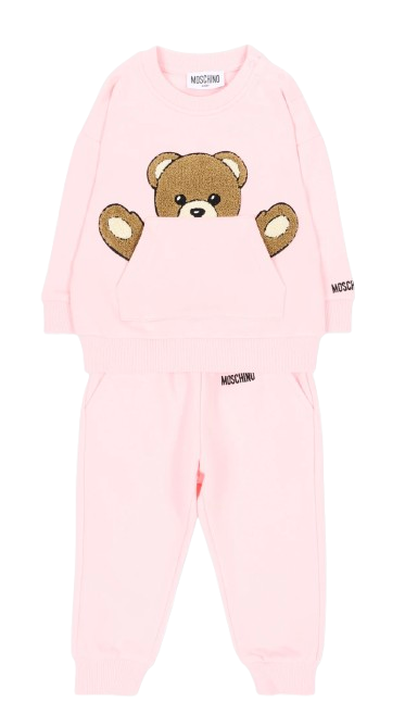 Set di felpa e pantalone per neonato MUK05V LCA93 50209 MOSCHINO