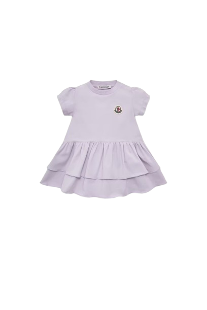 Abito in cotone con ruches L1951 8I00004 89AUM 509 MONCLER