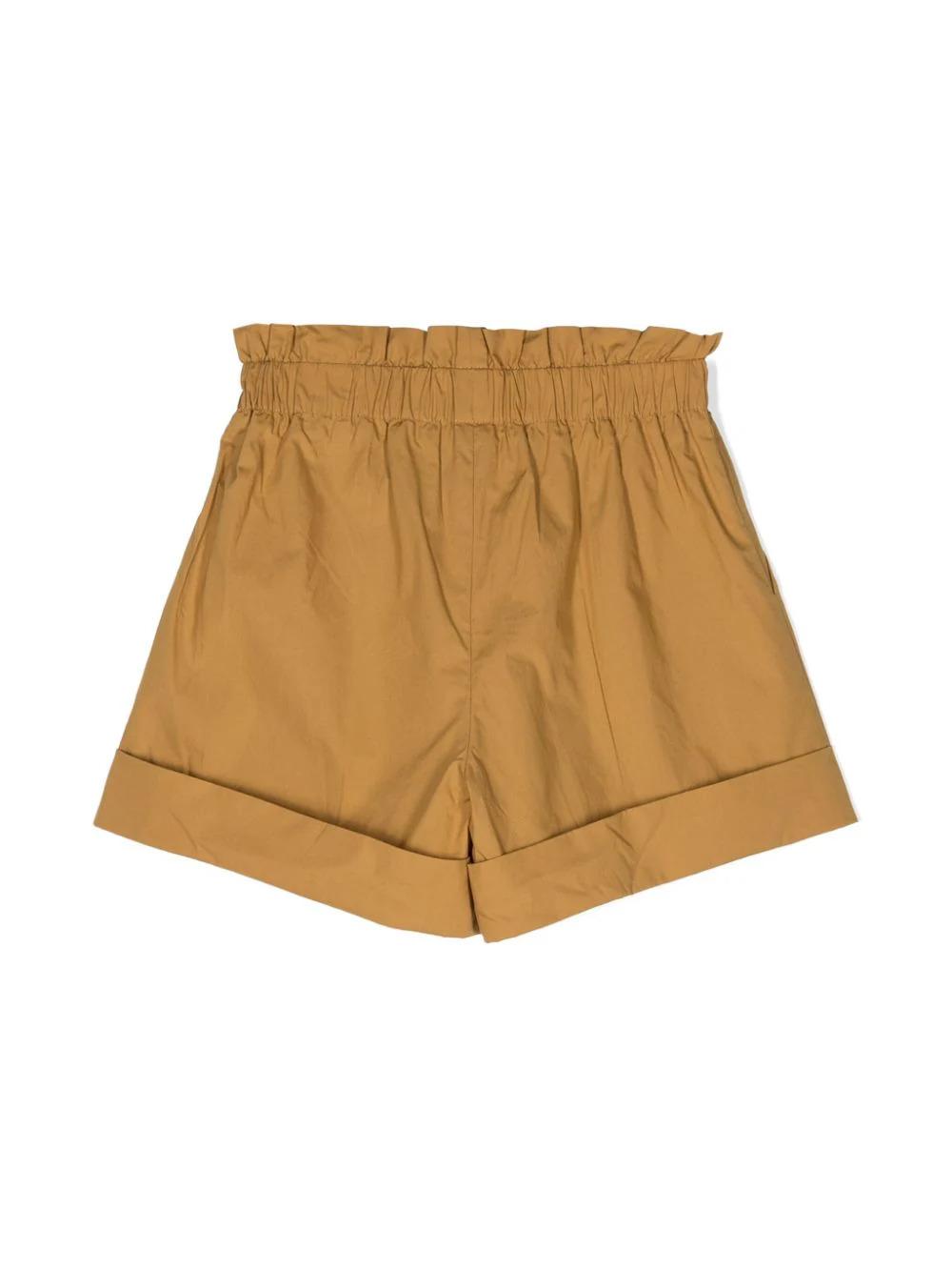 Shorts bambina vita alta