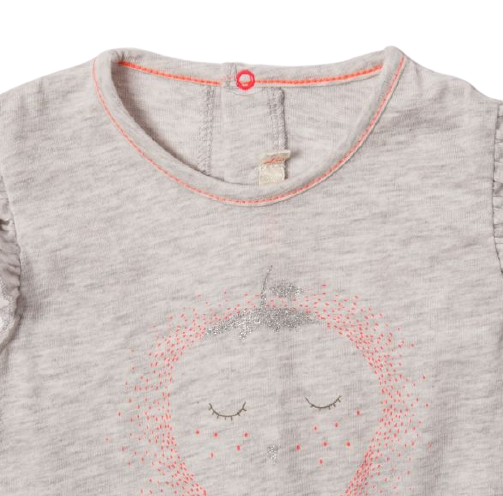 Abito neonata con tulle multicolore
