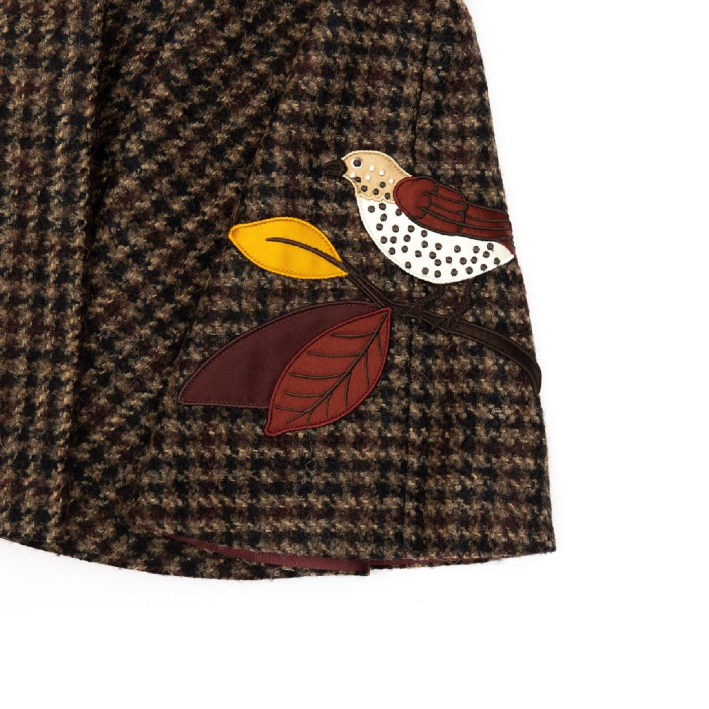 Gonna marrone bambina.