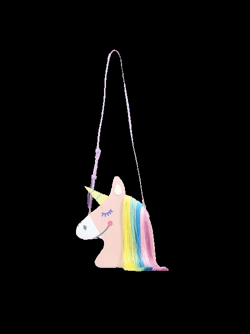 Borsa a spalla a forma di unicorno