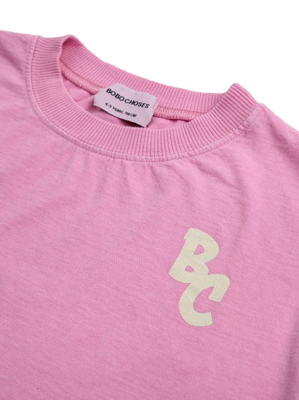 Maglietta rosa BC 124AC015 ROSA BOBO CHOSES