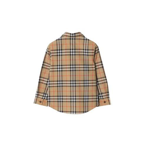 Camicia di cotone a quadri 8117166 B9368 BURBERRY