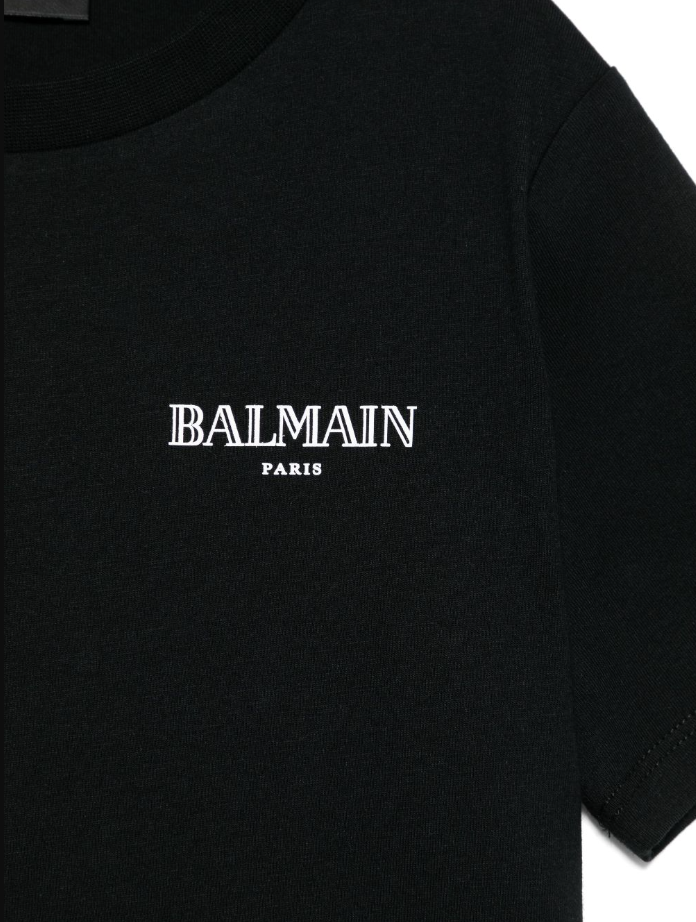T-shirt nera BW8P11 Z0116 930BC BALMAIN