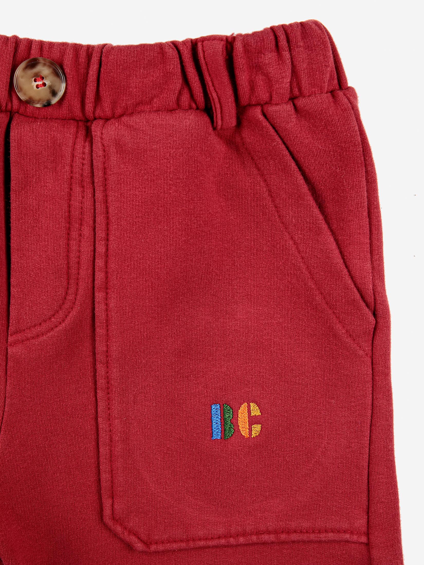 Pantaloni comodi 223AC073 BURGUNDY BOBO CHOSES