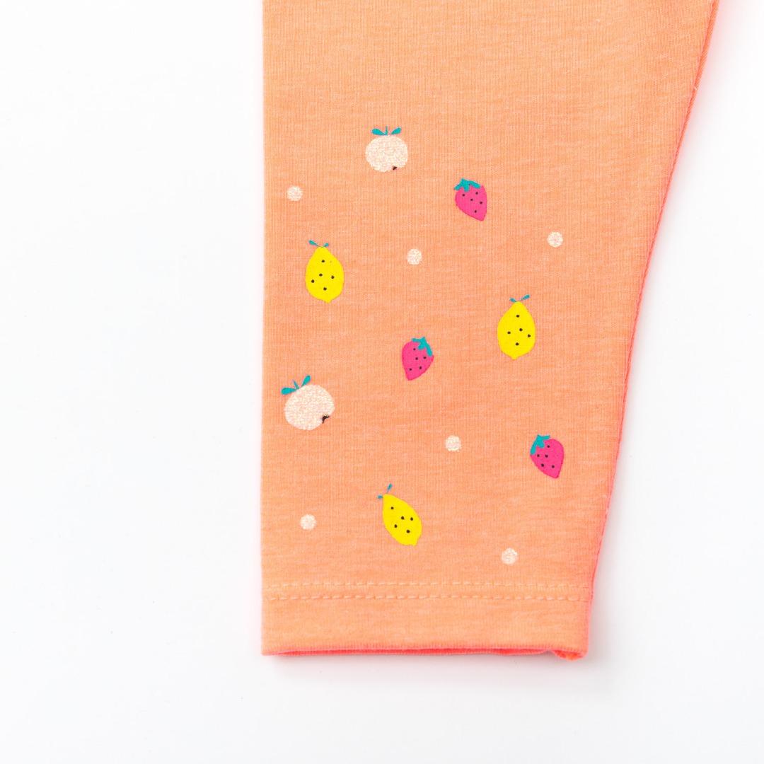 Leggings neonata con stampa