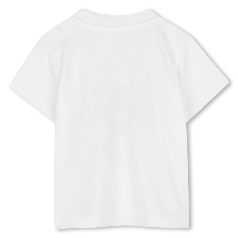 T-shirt bianco per neonato con tigre