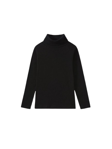 Maglia leggera dolcevita PEBTI3103TE 099 BONPOINT