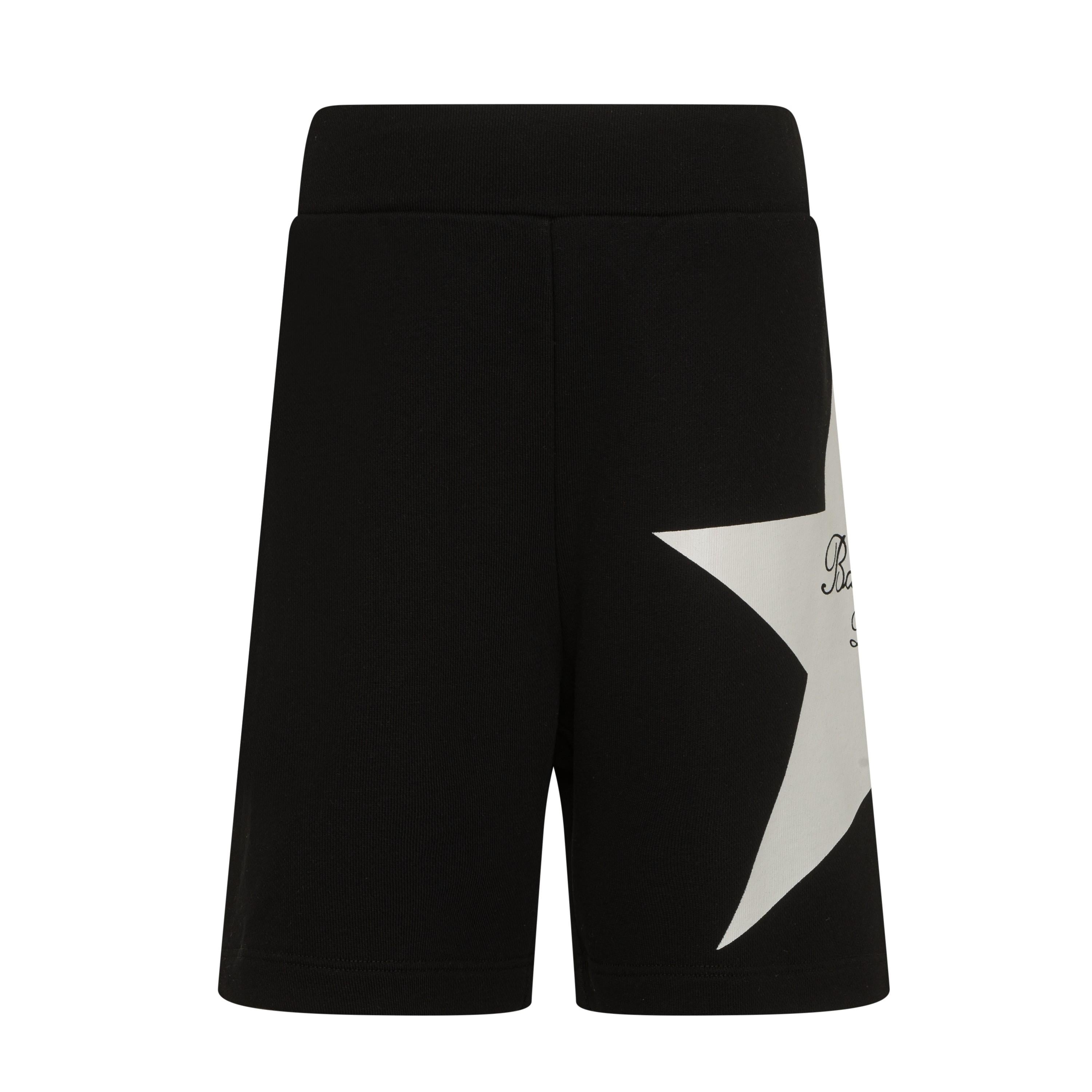 Shorts sportivi con stampa Star BU6S69 Z0081 930AV BALMAIN