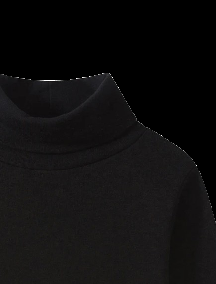 Maglia leggera dolcevita PEBTI3103TE 099 BONPOINT