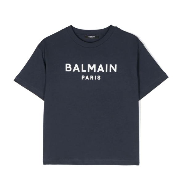 T-shirt con stampa BU8P01 Z1751 649 BALMAIN