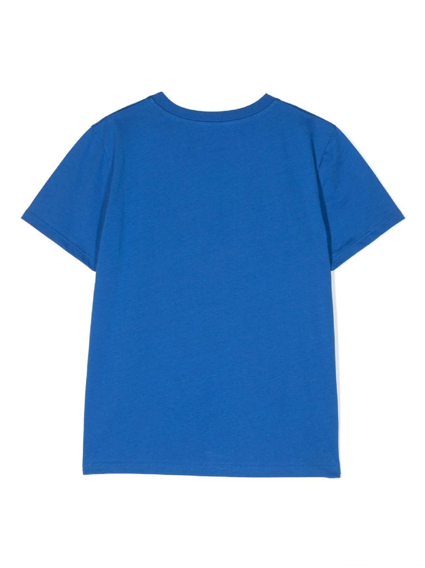T-shirt con stampa BT8P41 Z0082 615NE BALMAIN
