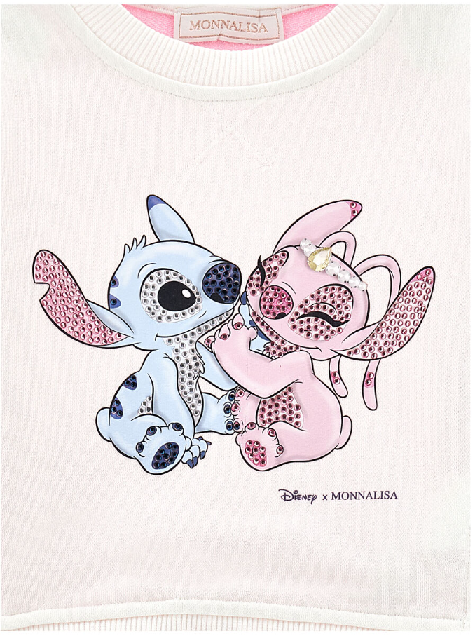 Felpa Stitch & Angel 19F606 6011 0190 MONNALISA