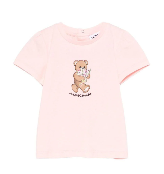T-shirt per neonata MDM03N LAA02 50209 MOSCHINO