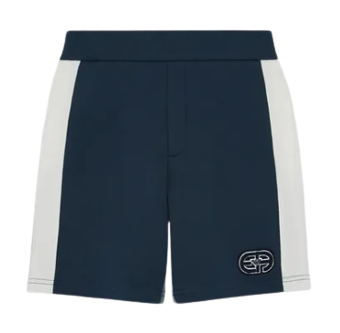 Shorts blu con design color-block 3L4SJ8 1JHSZ F983 ARMANI JUNIOR