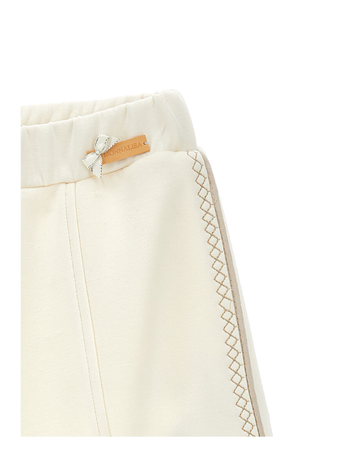 Pantaloni in neoprene jacquard 11F407 6209 0001 MONNALISA