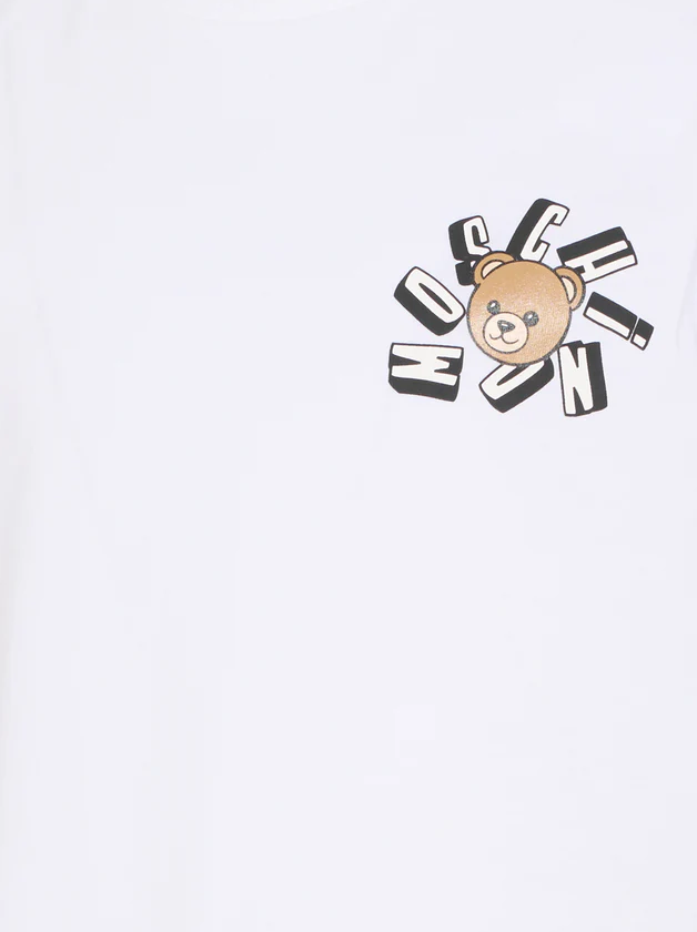 T-shirt per bambini HUM05O LAA03 10101 MOSCHINO
