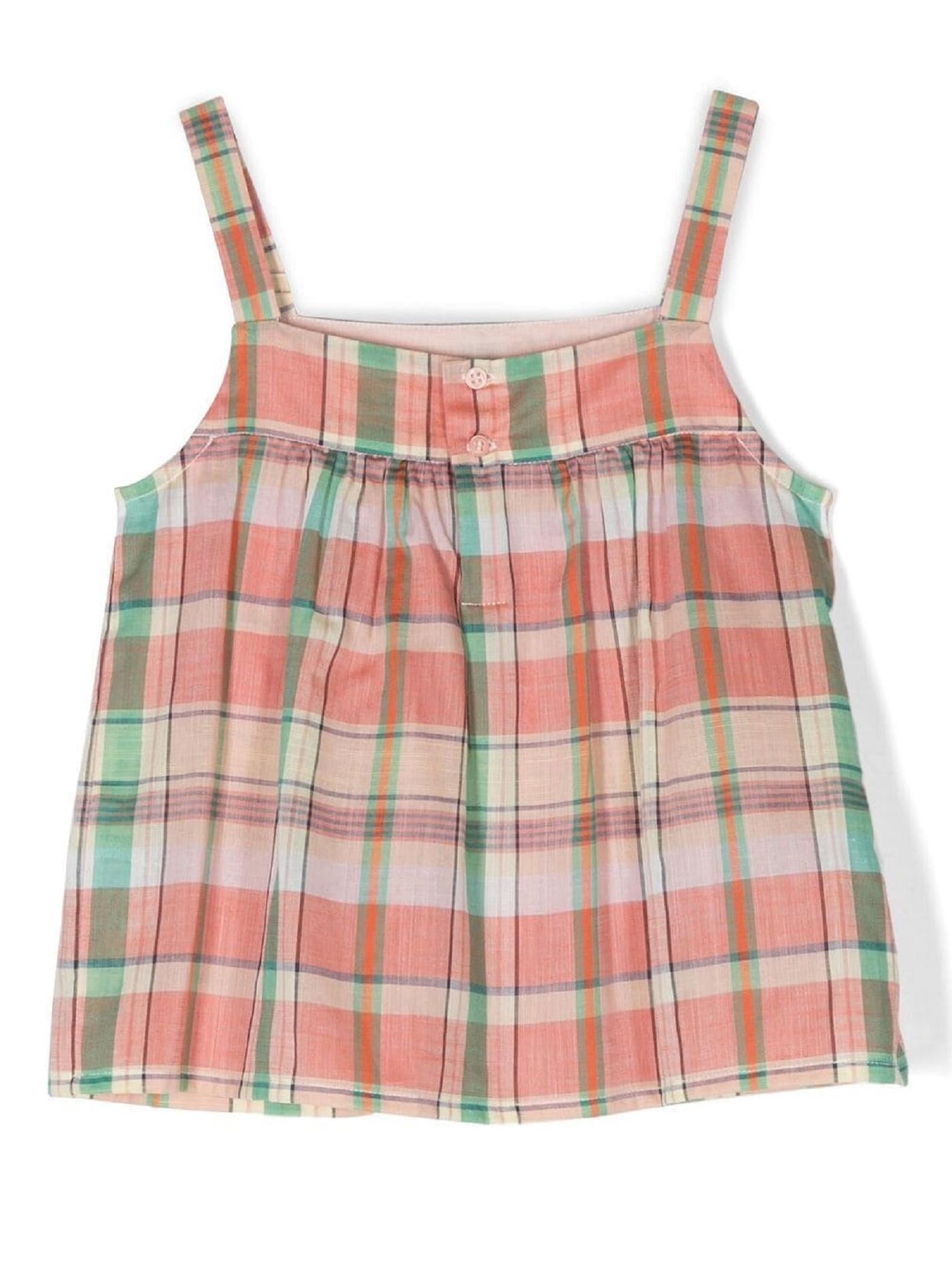 Blusa con scollo quadrato
