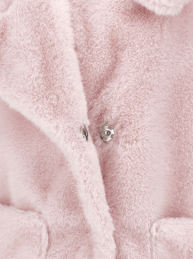 Cappotto teddy bottoni<BR/> 17F104 6030 0090 MONNALISA
