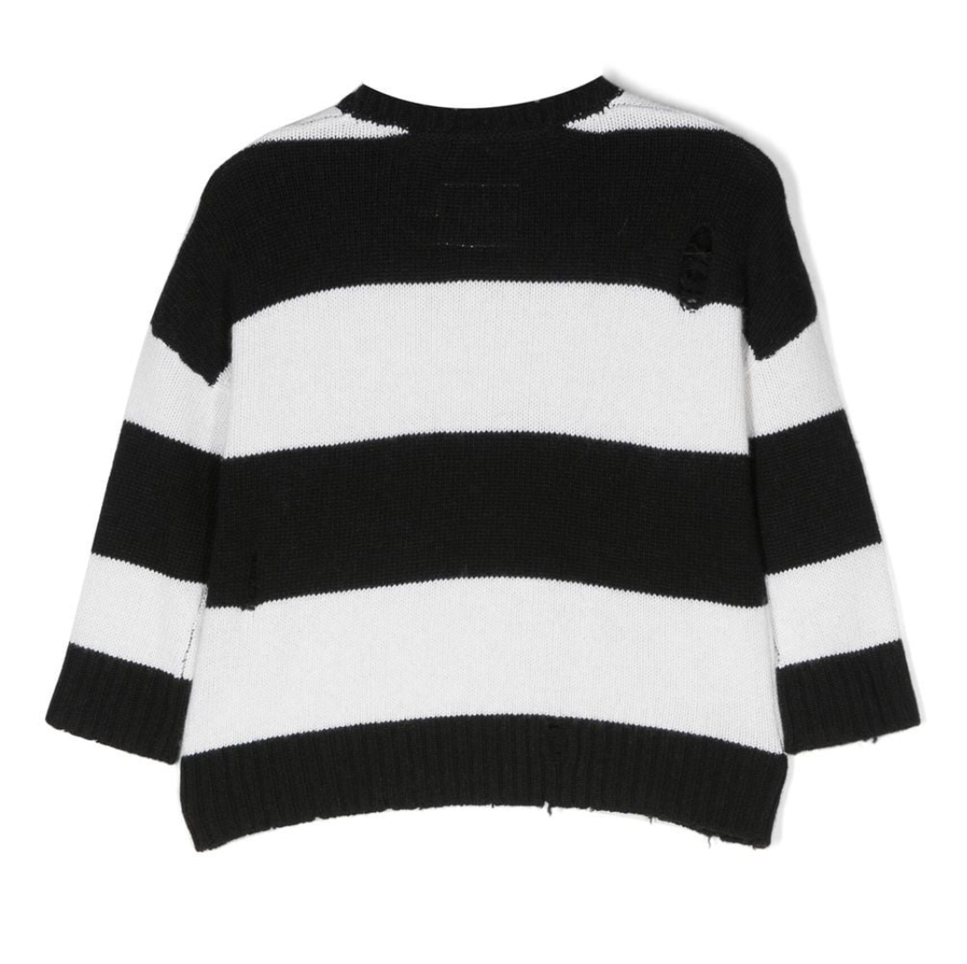 Maglione con appplicazione NU3547 BLACK NUNUNU