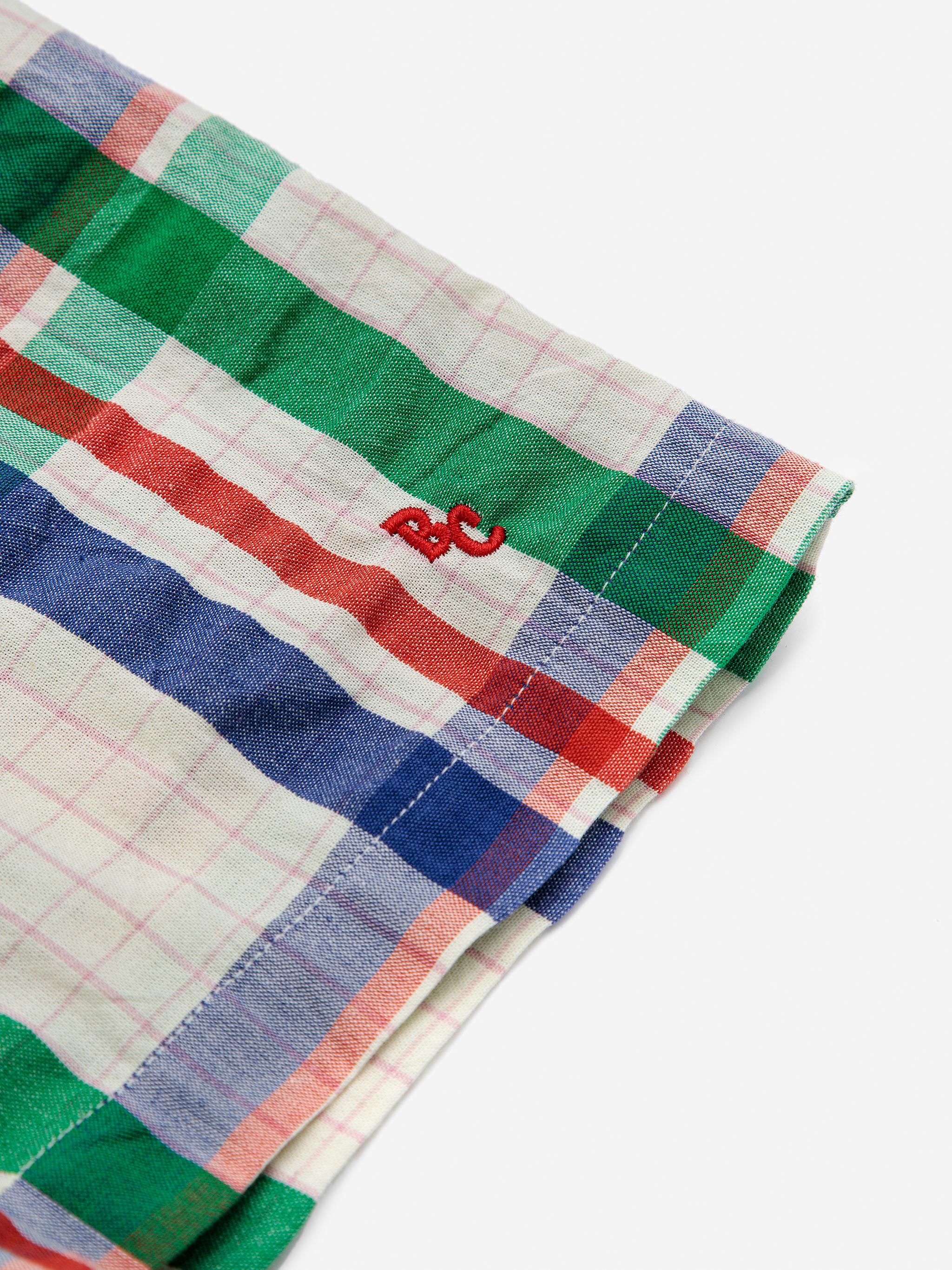 Bermuda in tessuto Madras Checks 124AC080 MULTICOLORE BOBO CHOSES
