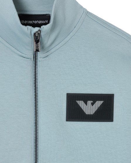 TUTA IN DOUBLE JERSEY CON PATCH LOGO EB000794 AF10126 U9212 ARMANI JUNIOR