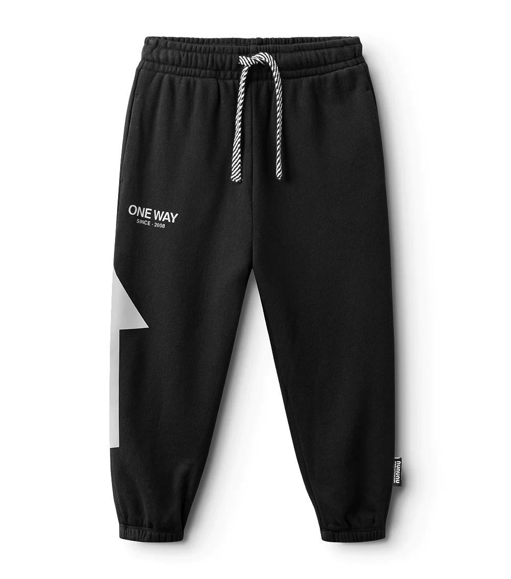 Pantaloni sportivi Nununu way NU4006 BLACK NUNUNU