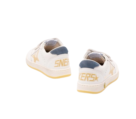 BALLSTAR STRAP WITH PRINTED STAR NAPPA UPPER TOE STRAP AND SPUR SUEDE HEEL GYF00926 F007448 11328 11328 GOLDEN GOOSE