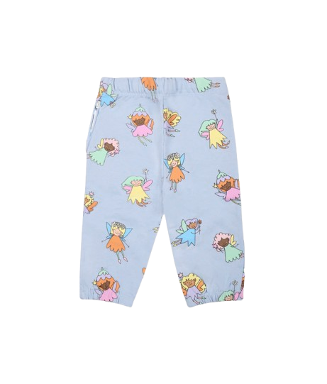 Pantalini celeste pr neonata con fate