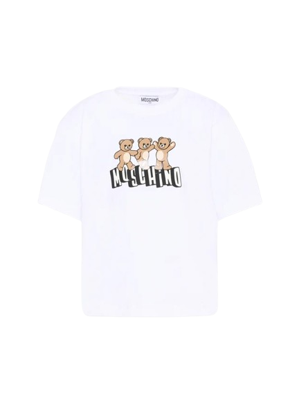 T-shirt per bambini HUM05P LAA23 10101 MOSCHINO