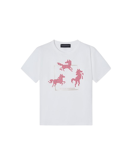 T-shirt in jersey EB000911 AF10127 U0003 ARMANI JUNIOR