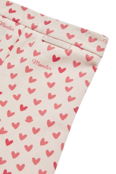 Set in cotone con stampa cuore K2951 8M00009 89AUM F00 MONCLER