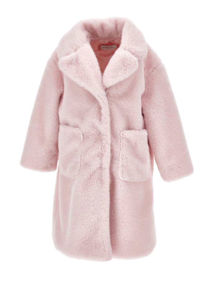 Cappotto teddy bottoni<BR/> 17F104 6030 0090 MONNALISA