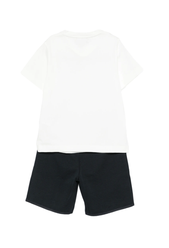 Completo T-shirt e bermuda in jersey EB001621 AF13715 MZ825 ARMANI JUNIOR
