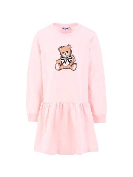 Vestito rosa per bambina HDV0H7 LDA16 50209 MOSCHINO