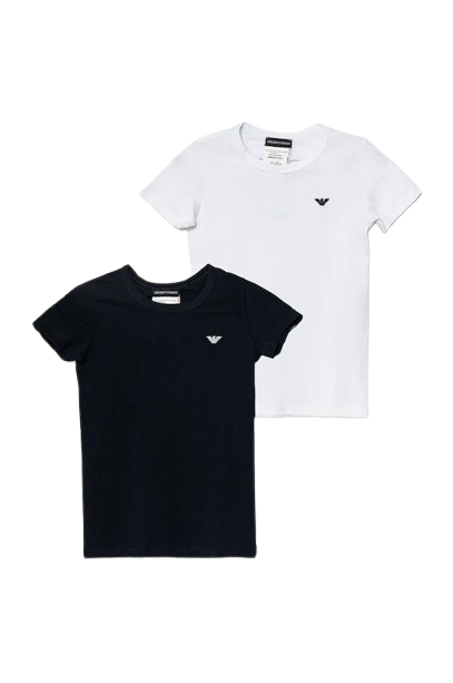 Pack da 2 T-shirt per bambini EB000489 AF16036 MB088 ARMANI JUNIOR