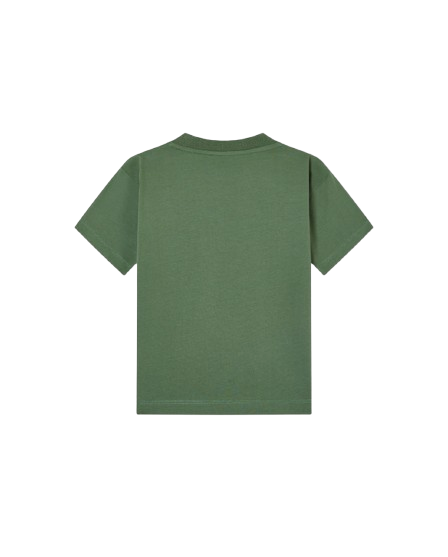T-shirt in jersey con ricamo del logo EB000948 AF14503 U7173 ARMANI JUNIOR