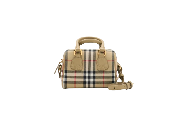 Borsa da bowling Mini Check 8117417 B9368 BURBERRY
