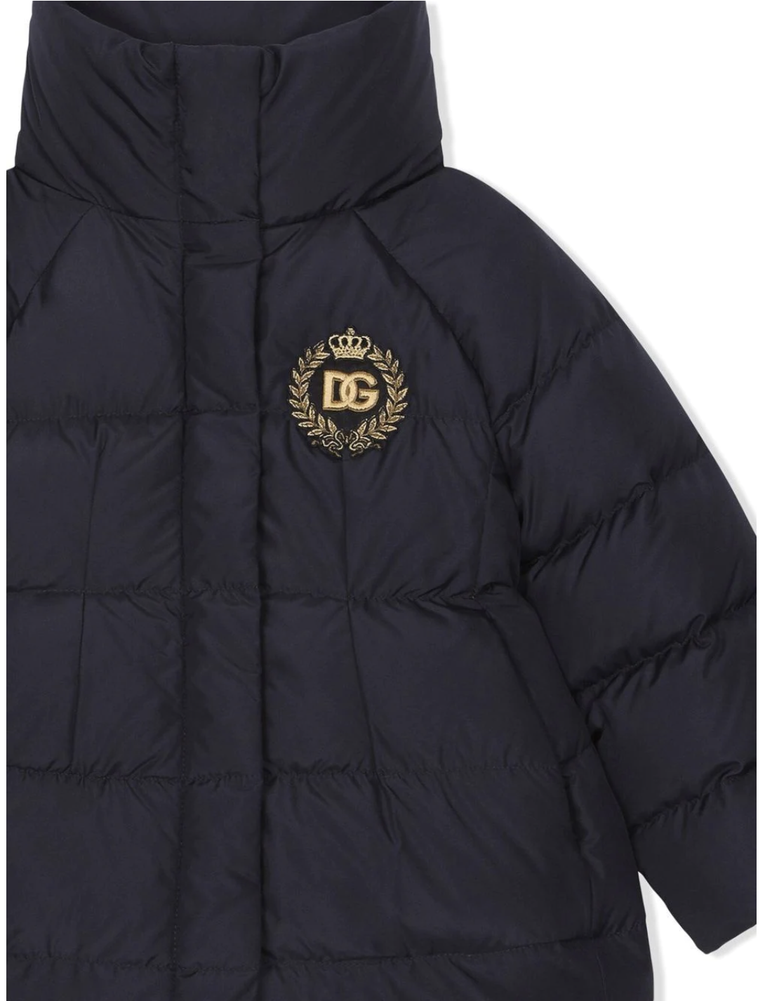 Piumino con logo DG