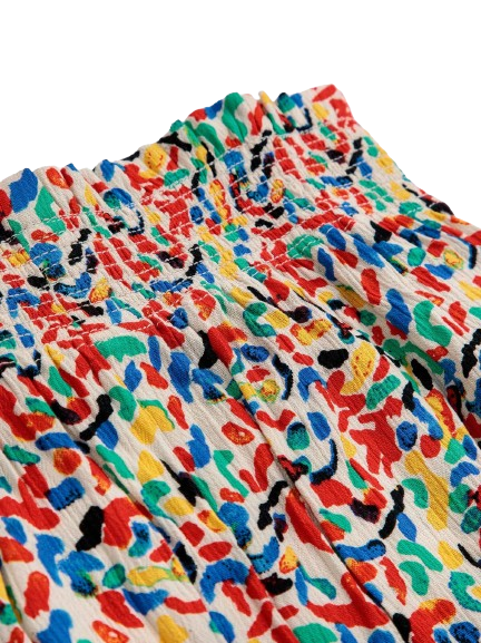 Pantaloni harem intrecciati con coriandoli