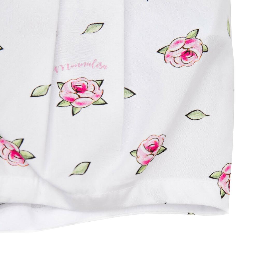 Shorts con stampa a fiori