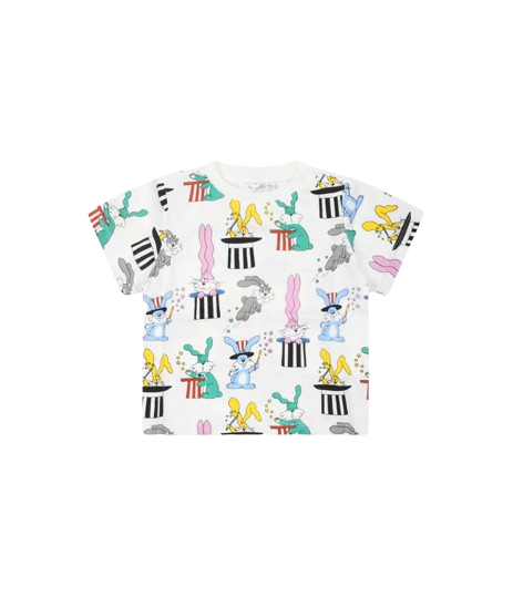 T-shirt bianca per neonato