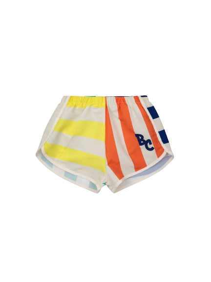 Shorts da bagno a righe multicolori 124AC149 MULTICOLORE BOBO CHOSES