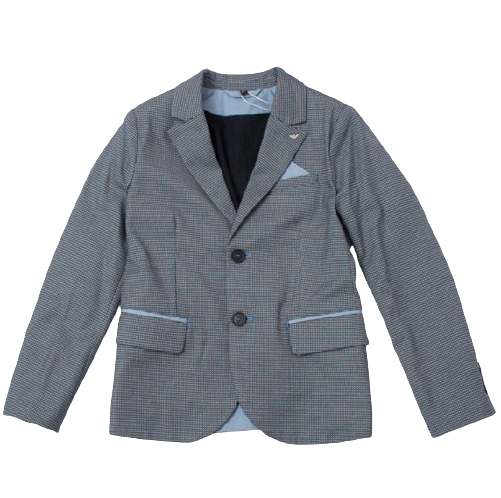 Giacca monopetto in cotone bambino 3Z4G07 4N26Z 2520 ARMANI JUNIOR