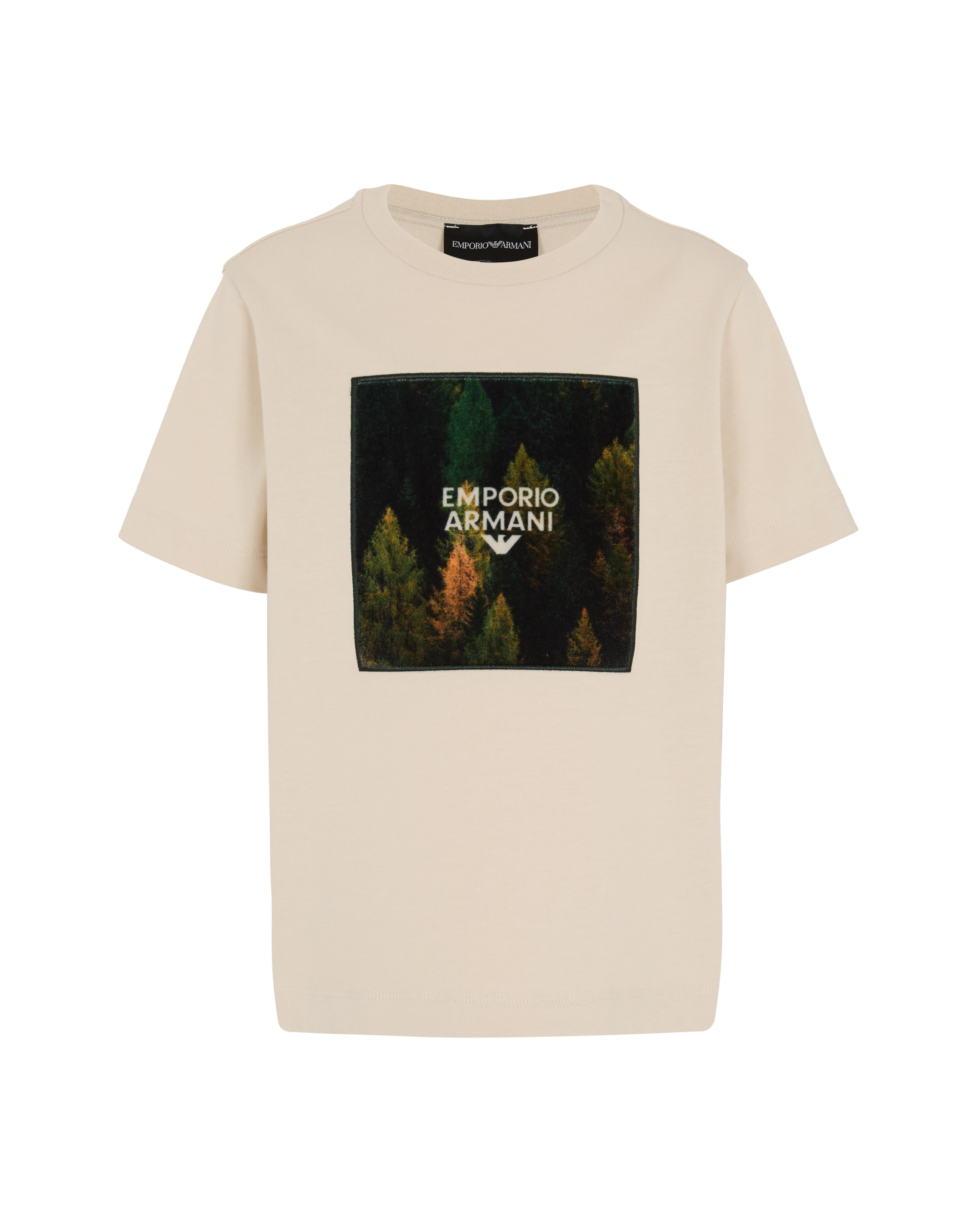 T-SHIRT COMFORT FIT IN JERSEY CON STAMPA EB000783 AF13715 U1156 ARMANI JUNIOR
